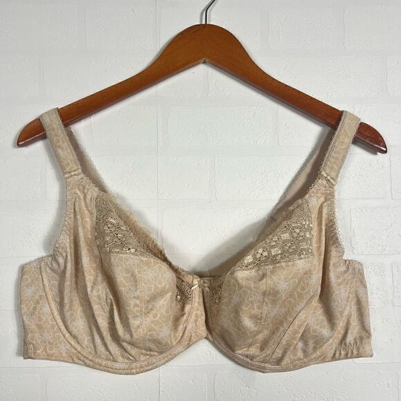 Elomi Kim Stretch Plunge Bra Caramel size 42DDD - Picture 1 of 8